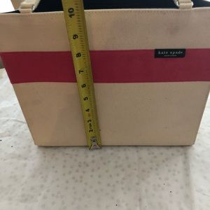 Kate Spade canvas tote bag